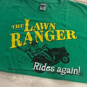 Lawn Ranger Lone Ranger joke t shirt size large